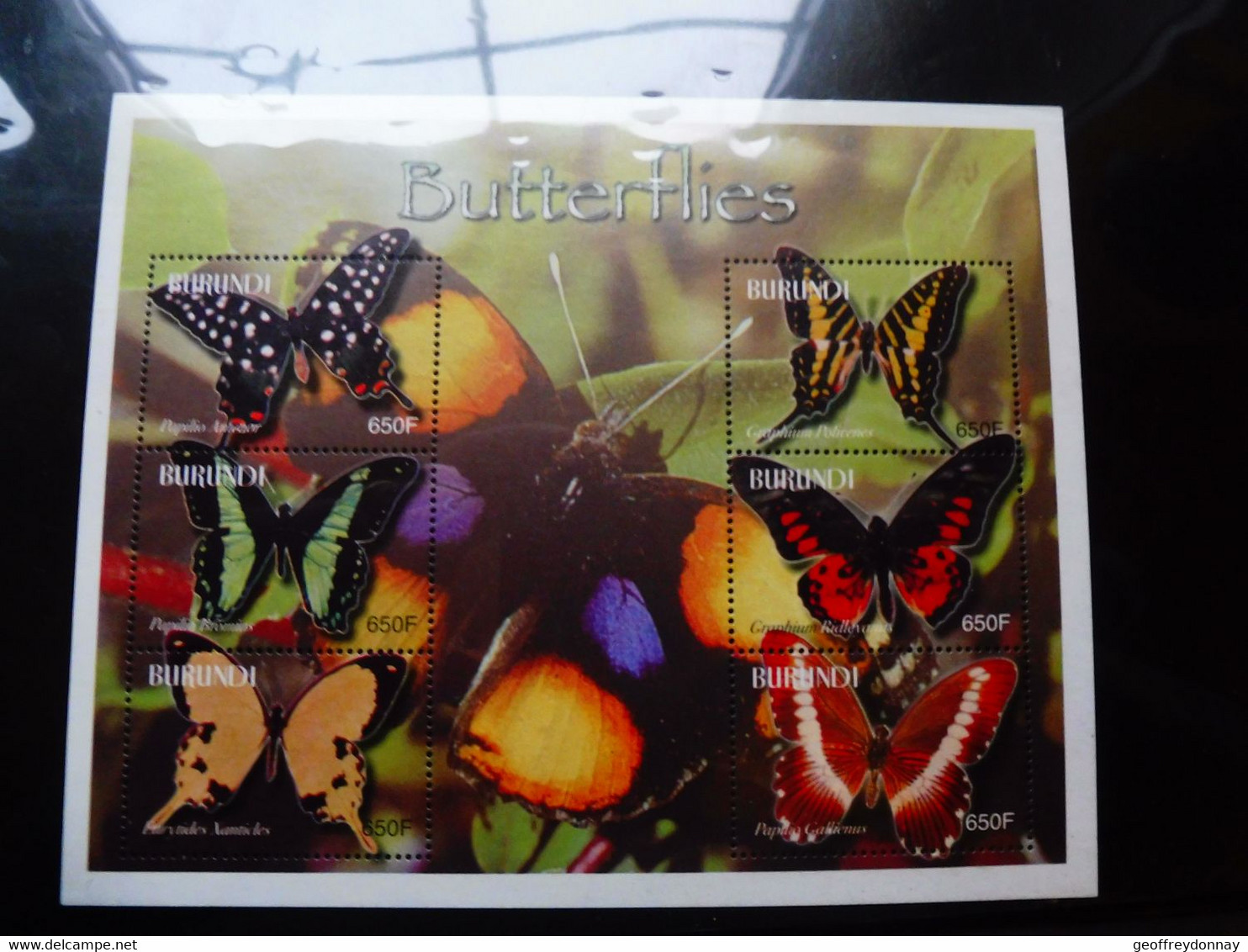 Burundi  Bloc Blok Bl Sheet 144 Mnh Neuf ** ( 2004 ) Papillons Vlinders - Unused Stamps