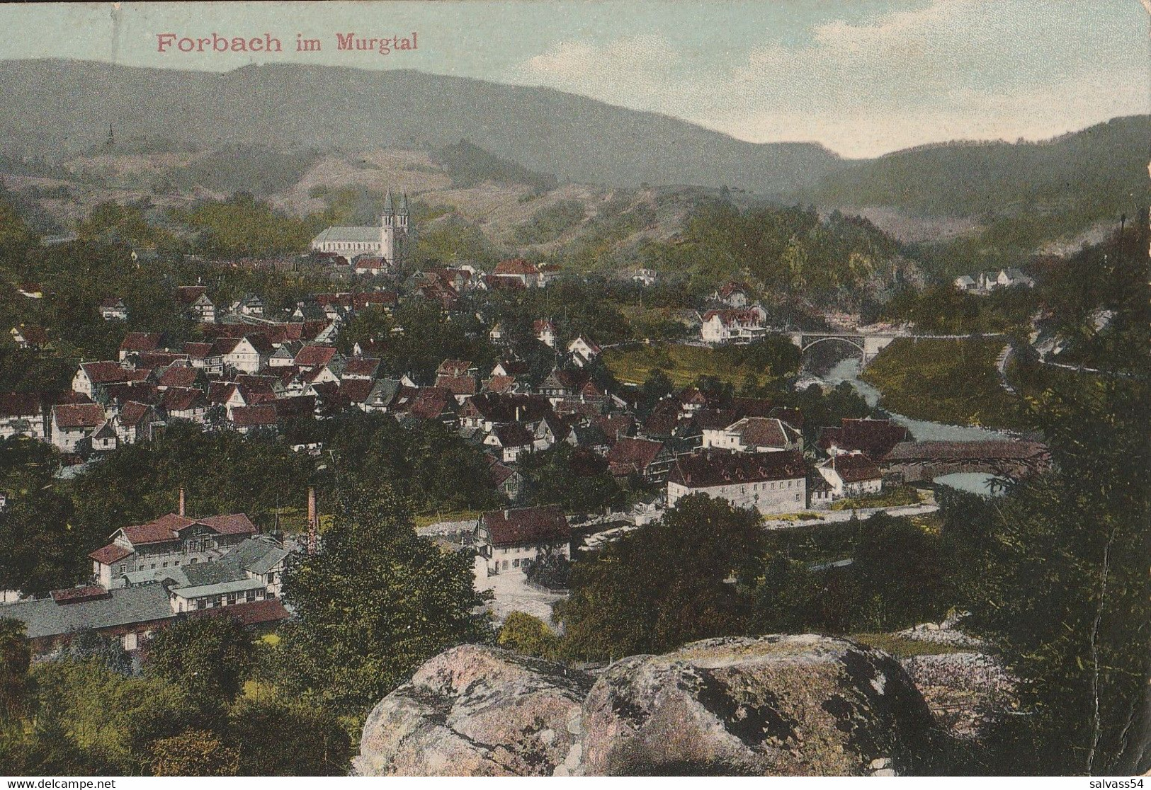 ALLEMAGNE - DEUTSCHLAND - FORBACH Im Murtal (1914) (BP) - Forbach