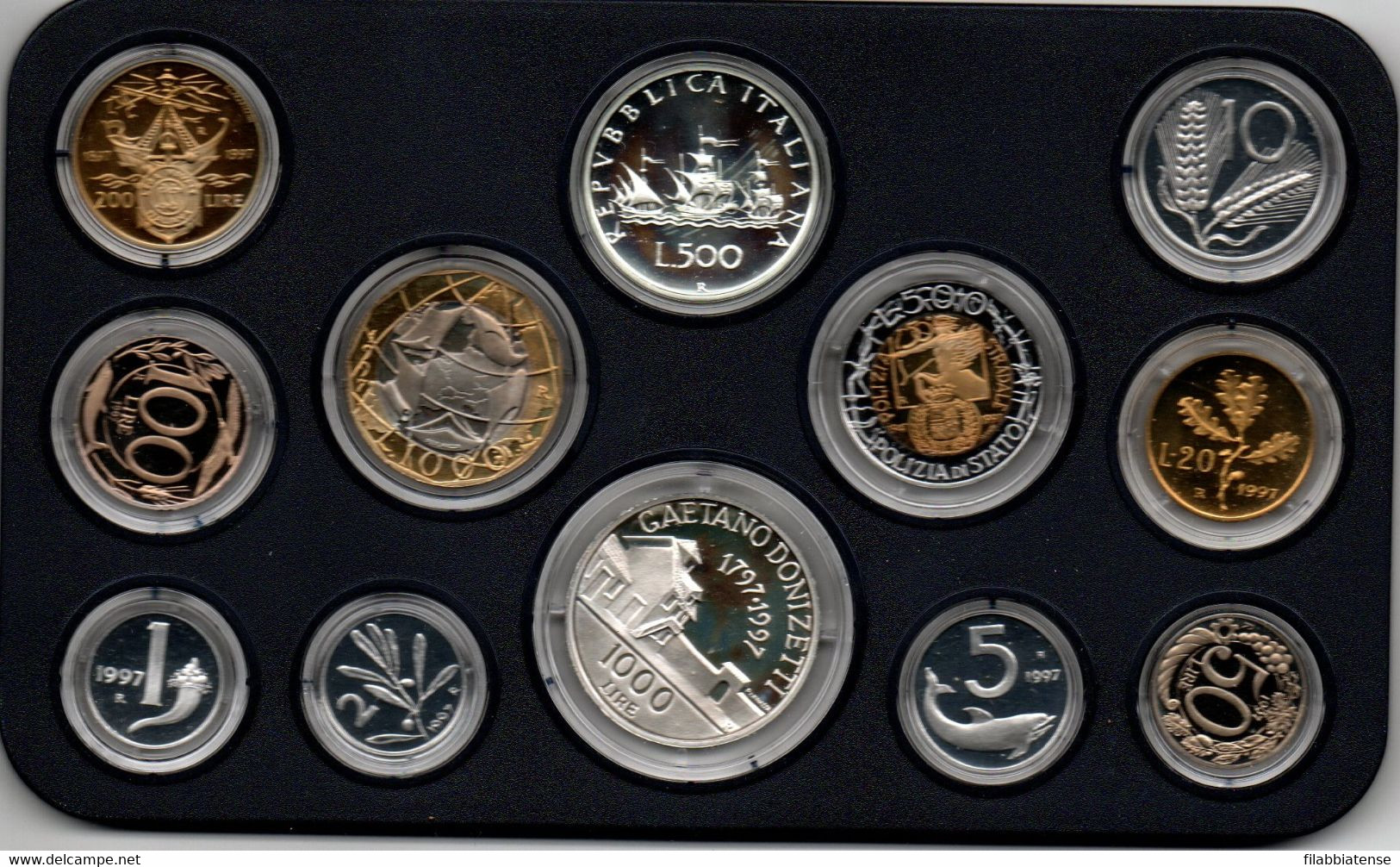 1997 - Italia Divisionale Fondo Specchio         ---- - Mint Sets & Proof Sets