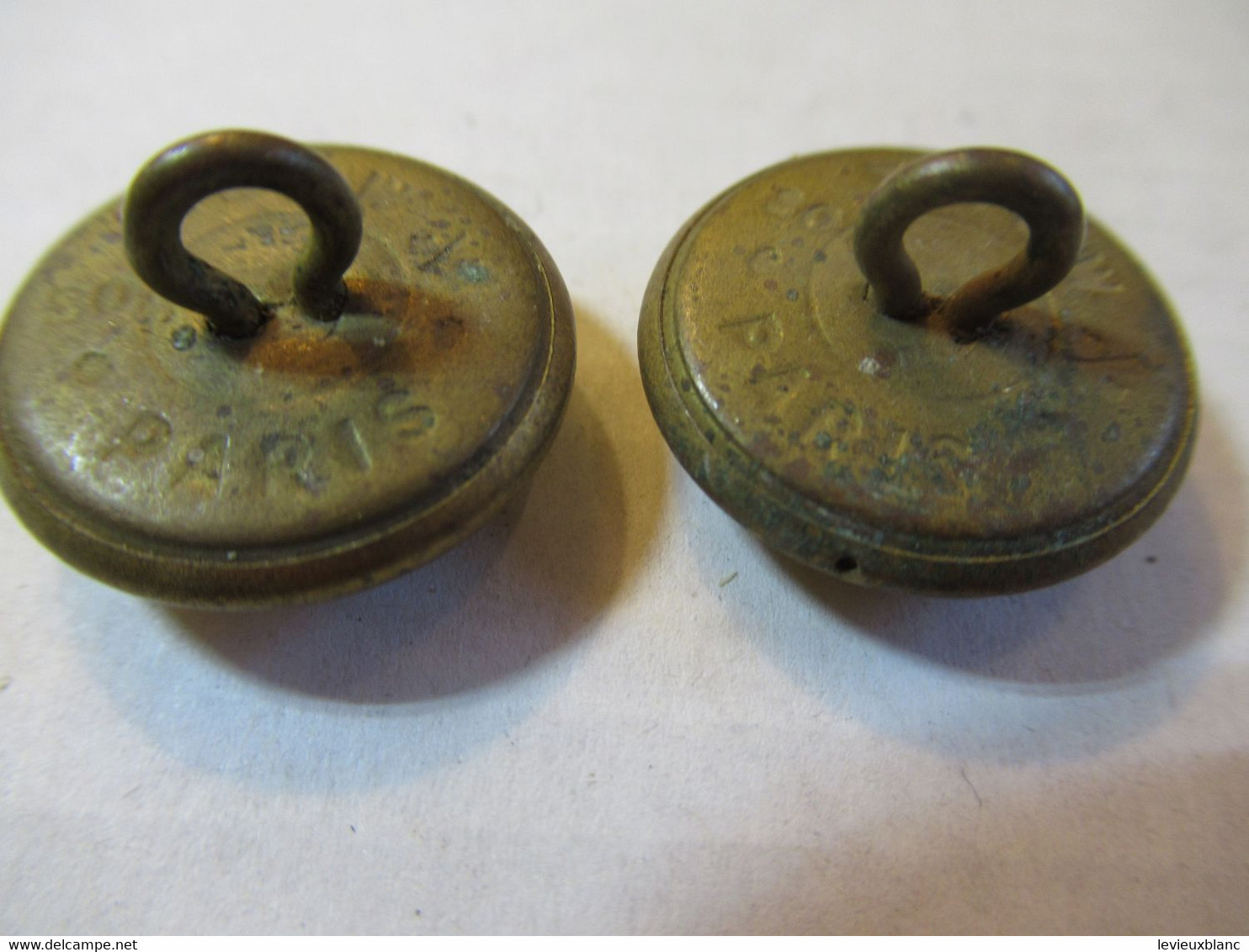 2 Boutons D'uniforme De Postier Français/POSTES Et TELEGRAPHES /T. W. & W  Paris /Vers 1900-1920     BOUT142 - Knöpfe