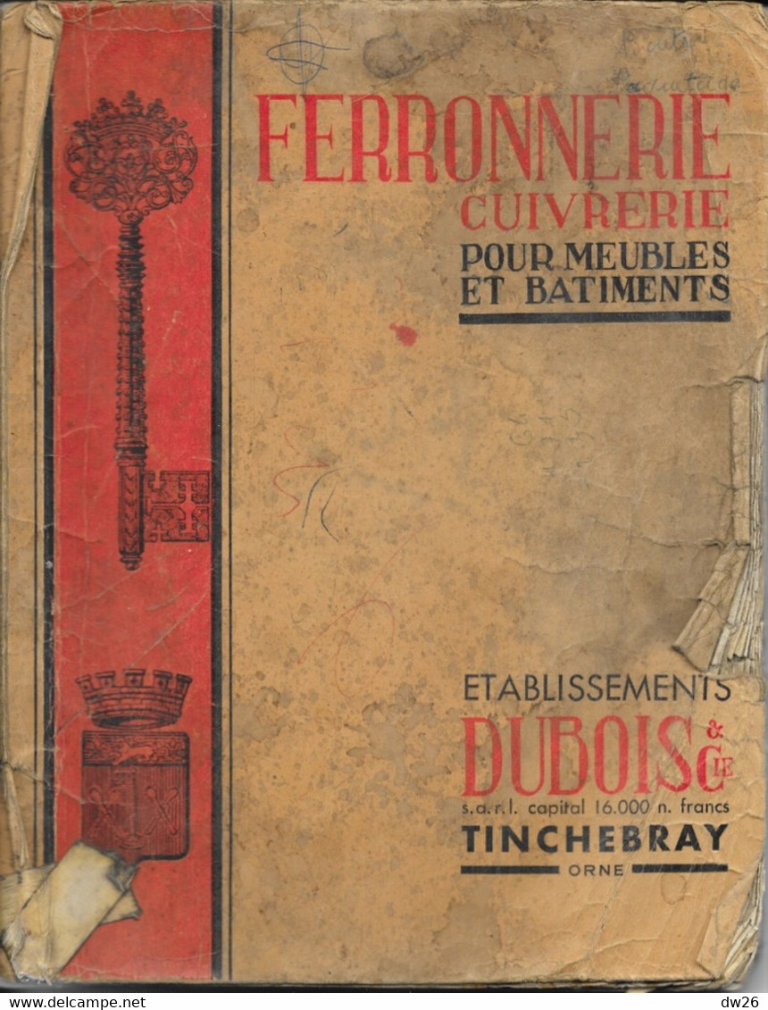 Catalogue Ferronnerie, Cuivrerie Pour Meubles Et Bâtiments - Dubois & Cie, Tinchebray (Orne) - Bricolage / Técnico