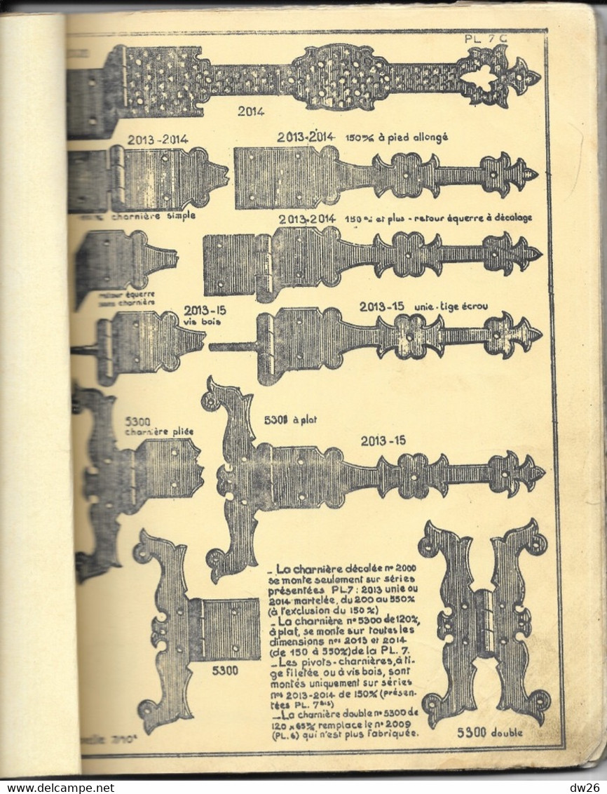 Catalogue Ferronnerie, Cuivrerie Pour Meubles Et Bâtiments - Dubois & Cie, Tinchebray (Orne) - Bricolage / Tecnica