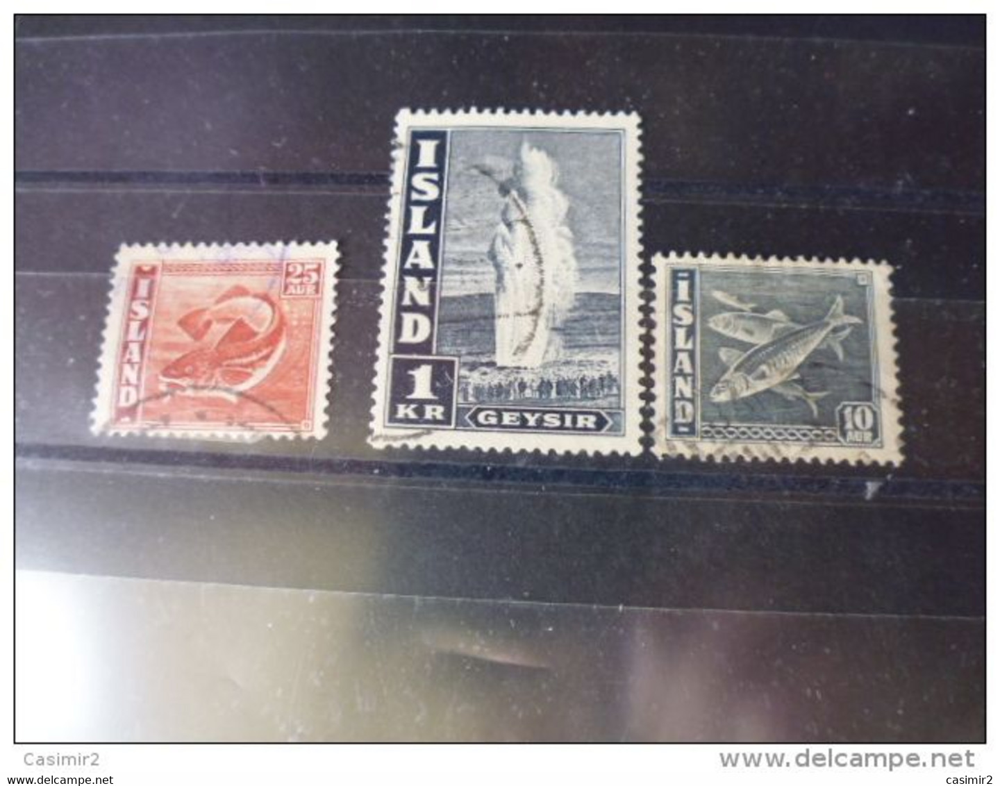 ISLANDE TIMBRE OU SERIE  YVERT N°190...........198 - Usados