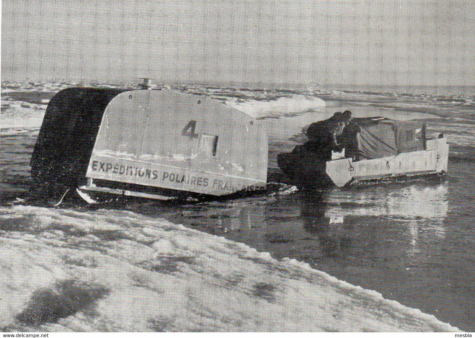 Expéditions Polaires Françaises Au Groenland -  Missions Paul Emile Victor - Traineaux De Transport WEASEL - Material Und Zubehör