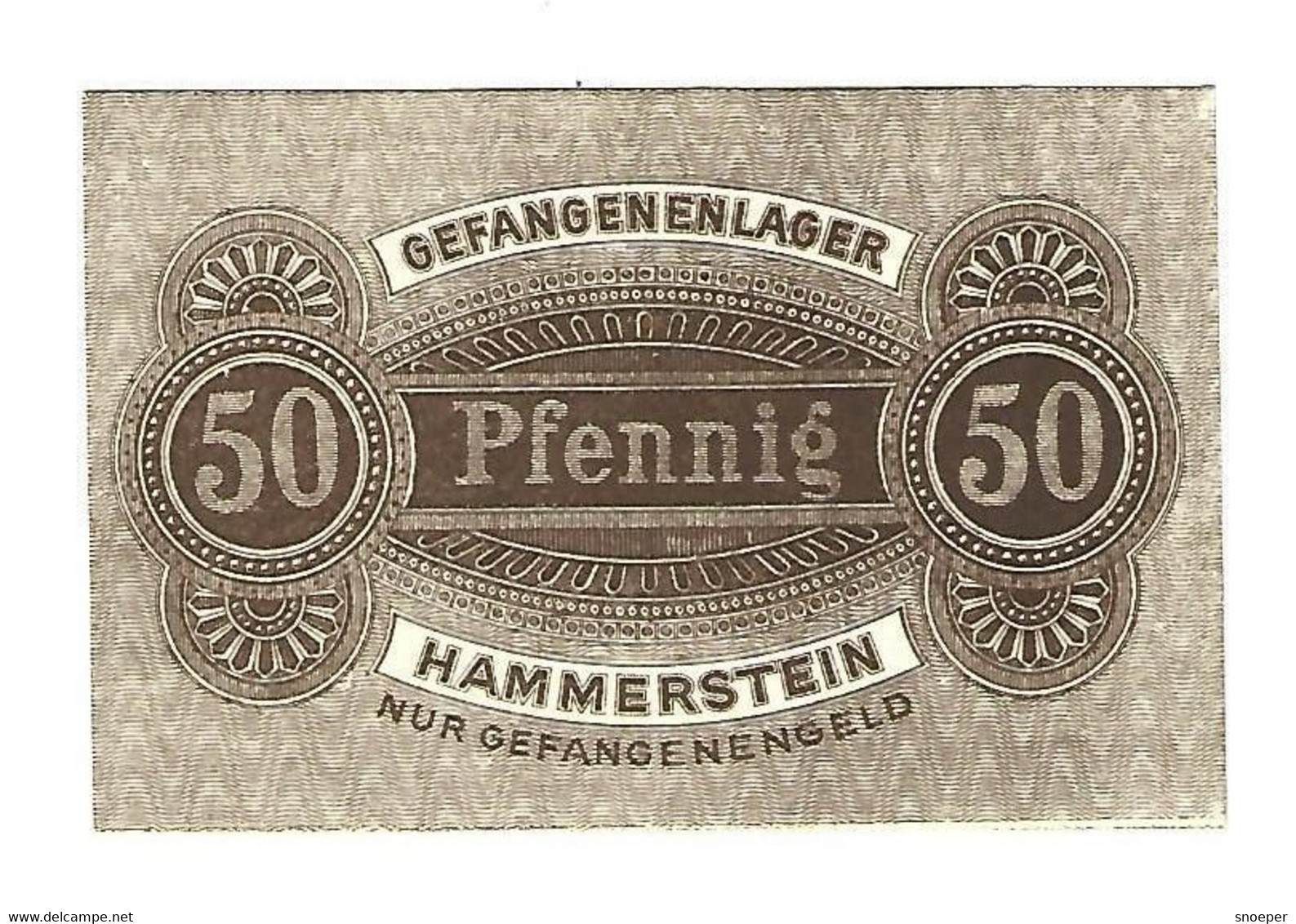 *germany Gefangenen Lager Hammerstein 50 Pfennig  05.03 - Other & Unclassified