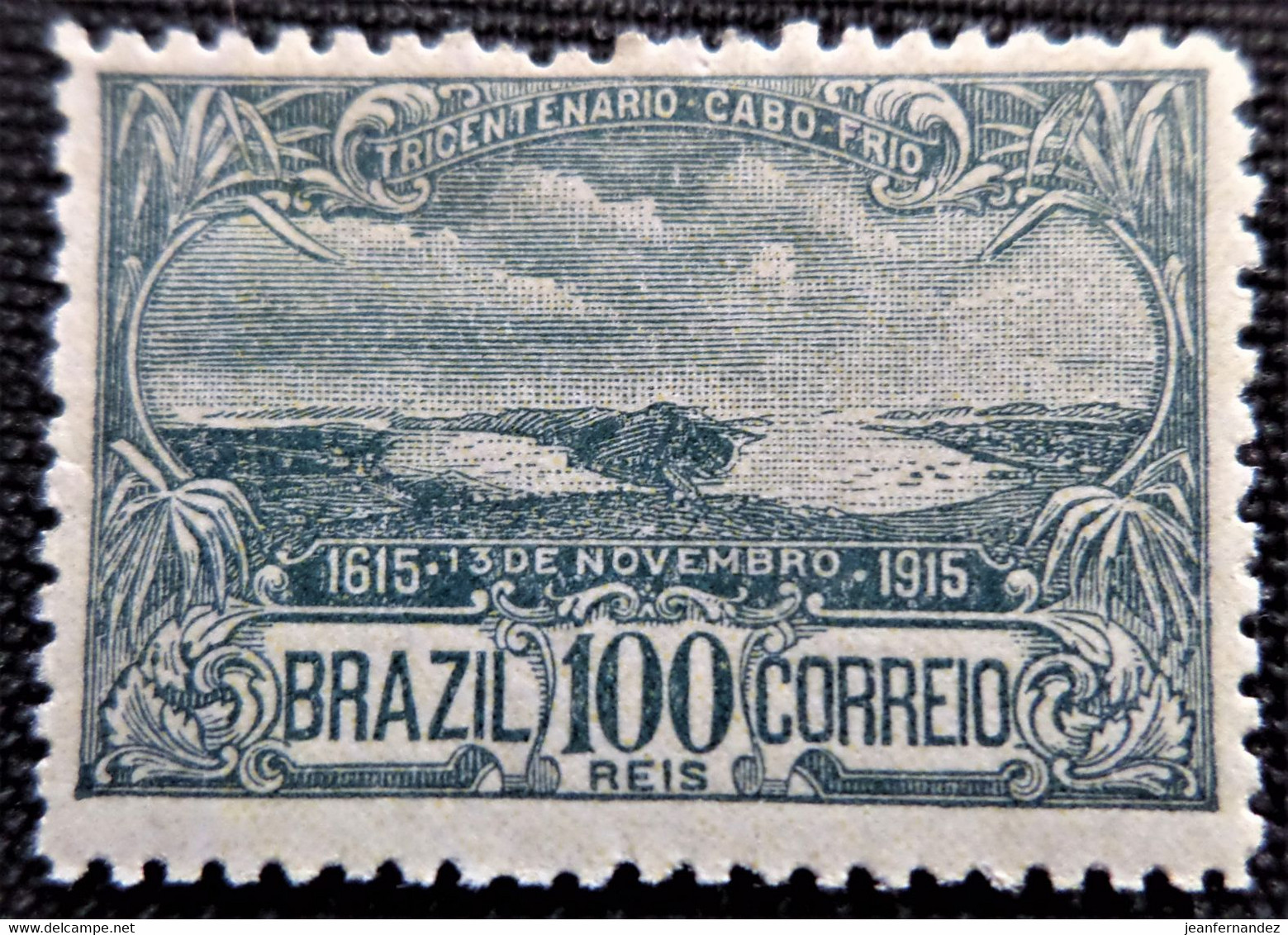 Timbre Du Brésil 1915  300th Anniversary Of The Founding Of Cabo Frio Stampworld N° 197 Neuf Avec Trace De Charnière - Nuovi