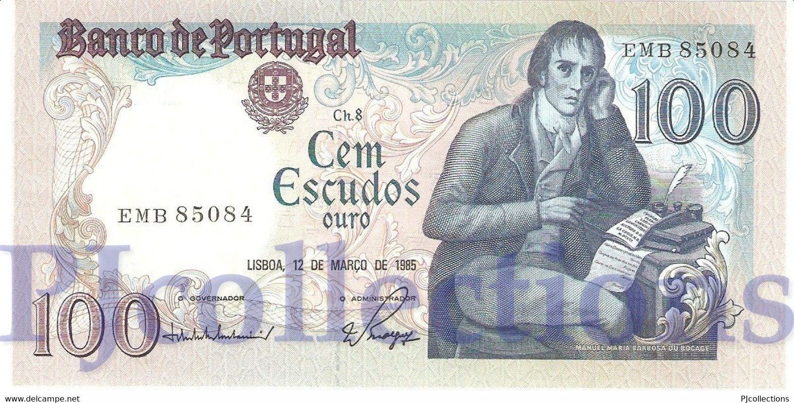 PORTUGAL 100 ESCUDOS 1985 PICK 178d UNC - Portugal