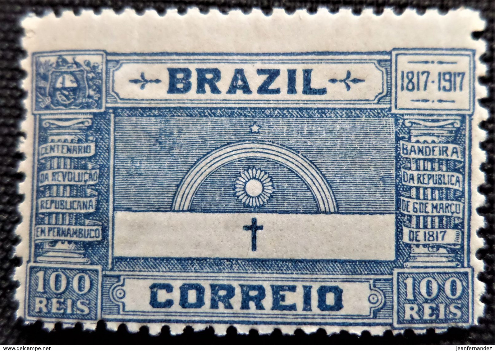 Timbre Du Brésil 1917 The 100th Anniversary Of The Pernambucan Revolution Stampworld N° 199 - Ongebruikt