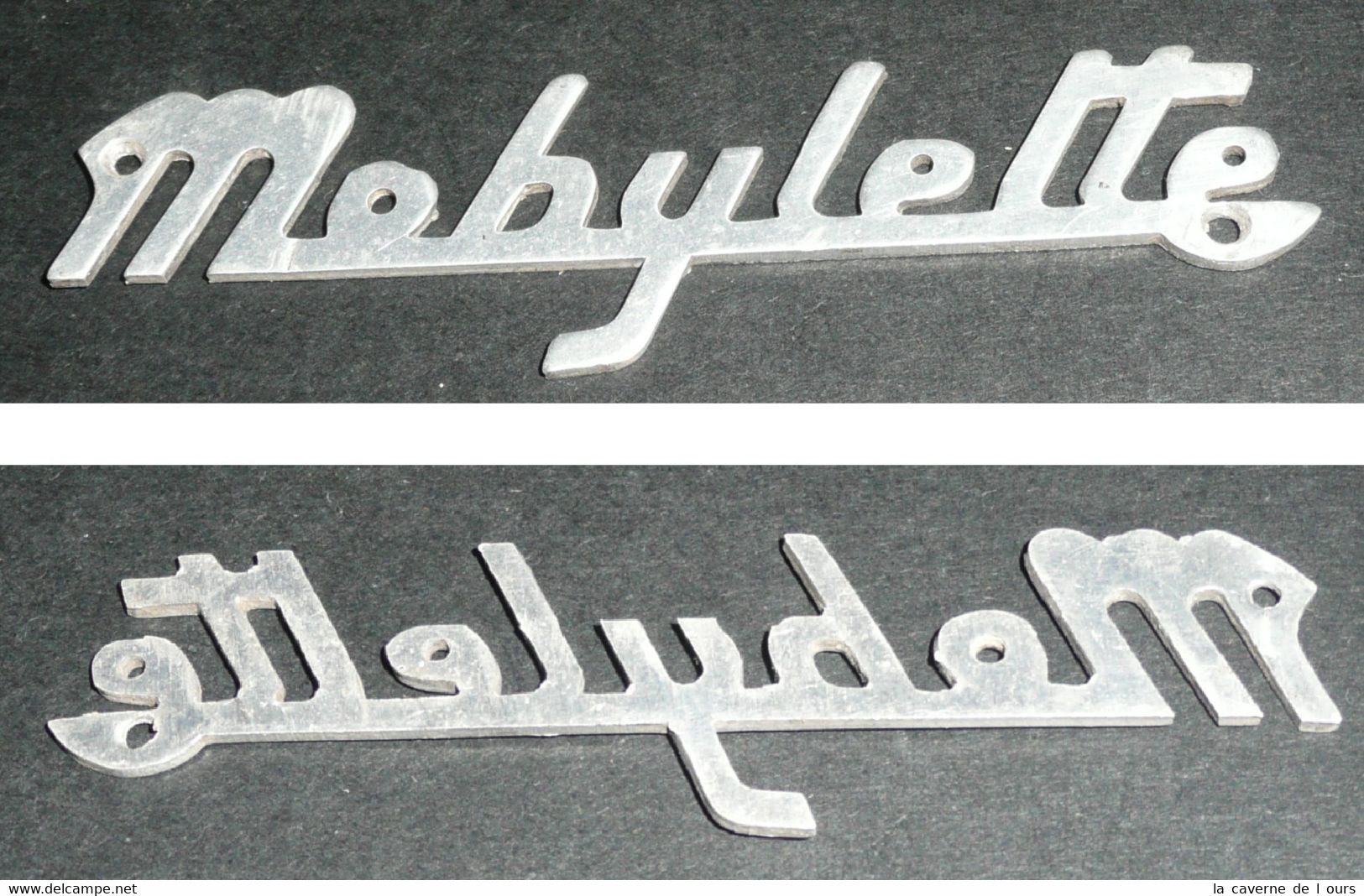 Rare Petite Plaque Vintage En Aluminium, Mobylette Motobécane Motoconfort - Other & Unclassified
