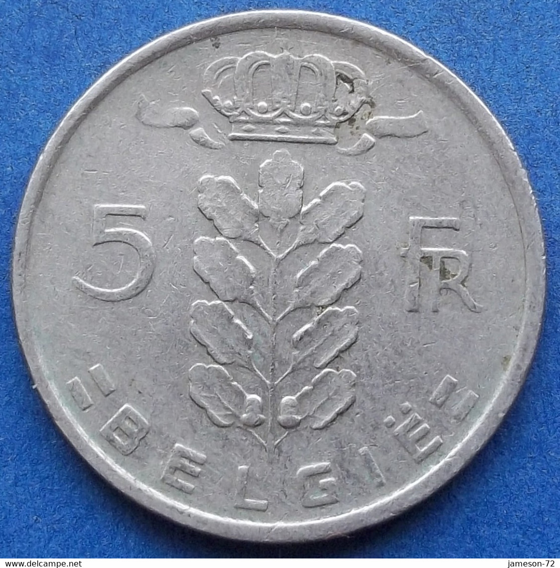 BELGIUM - 5 Francs 1949 Dutch KM# 135.1 Leopold III (1934-1950) - Edelweiss Coins - 5 Francs