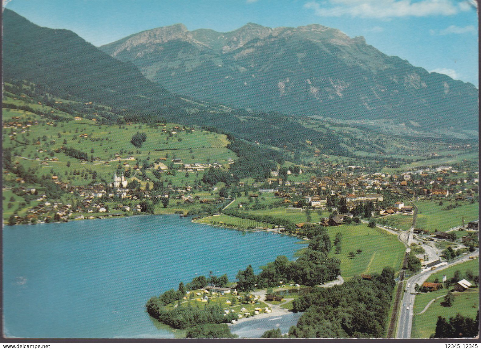 Sarnen Am See Mit Pilatus - Sarnen