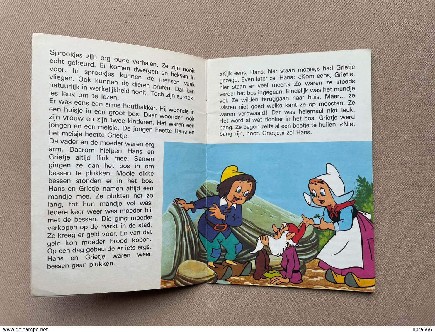 Walt Disney HANS EN GRIETJE (1983) - Zuidnederlandse Uitgeverij, Aartselaar - ISBN 90 243 3023 116.5 X 23.5 Cm. 15p. - Antique