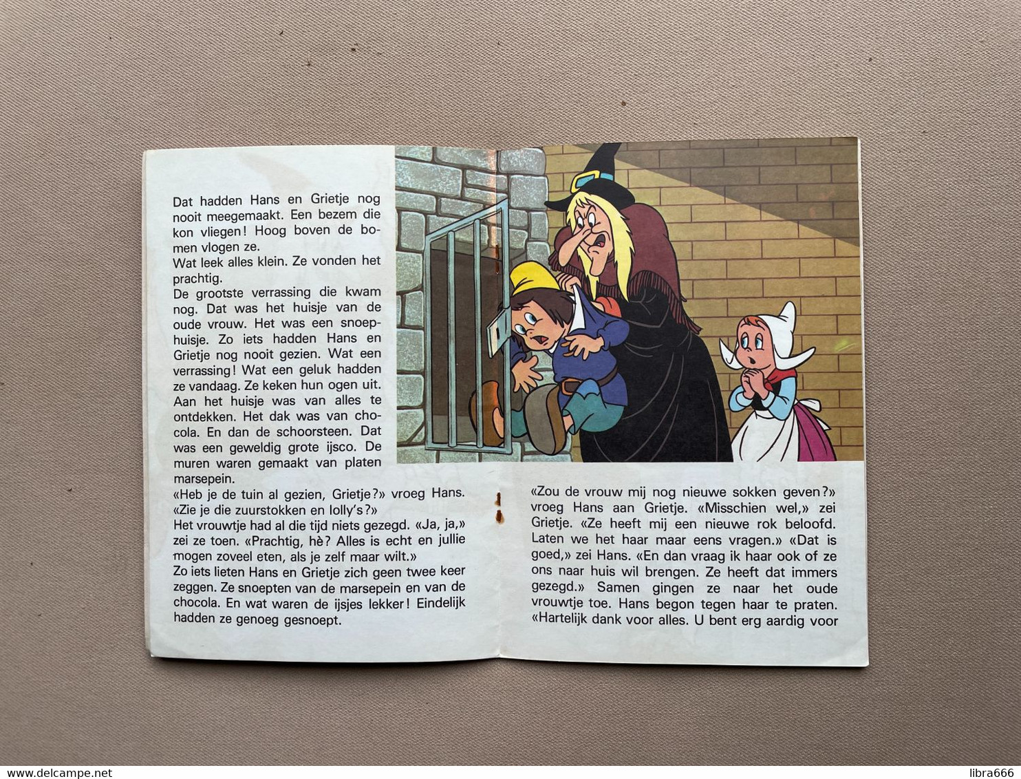 Walt Disney HANS EN GRIETJE (1983) - Zuidnederlandse Uitgeverij, Aartselaar - ISBN 90 243 3023 116.5 X 23.5 Cm. 15p. - Antiguos