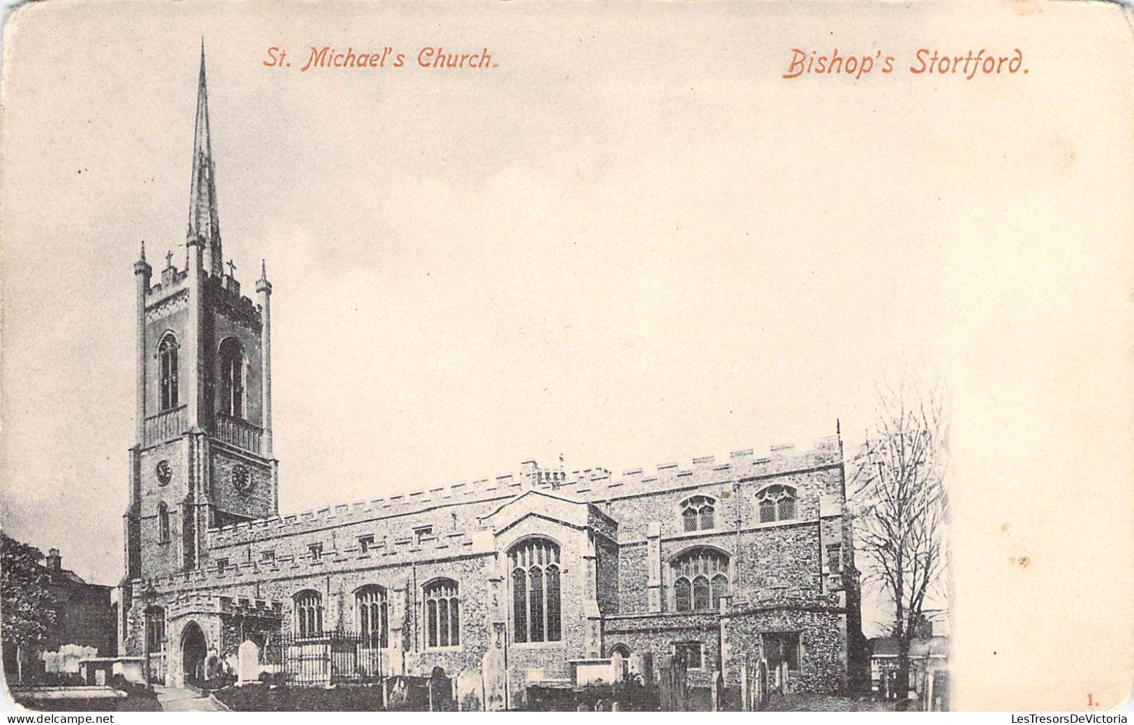 CPA Royaume Uni - Angleterre - Hertfordshire - Bishop's Stortford - St Michael's Church - A. Maxwell Phot. - Eglise - Hertfordshire