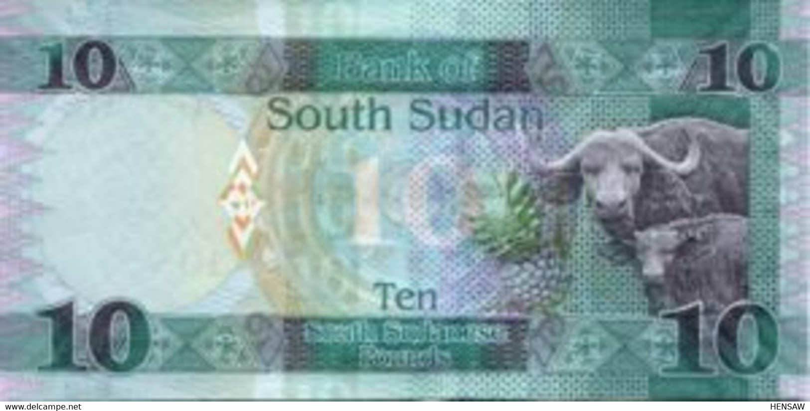 SOUTH SUDAN DEL SUR 10 POUNDS 2016 P 12b UNC SC NUEVO - Südsudan