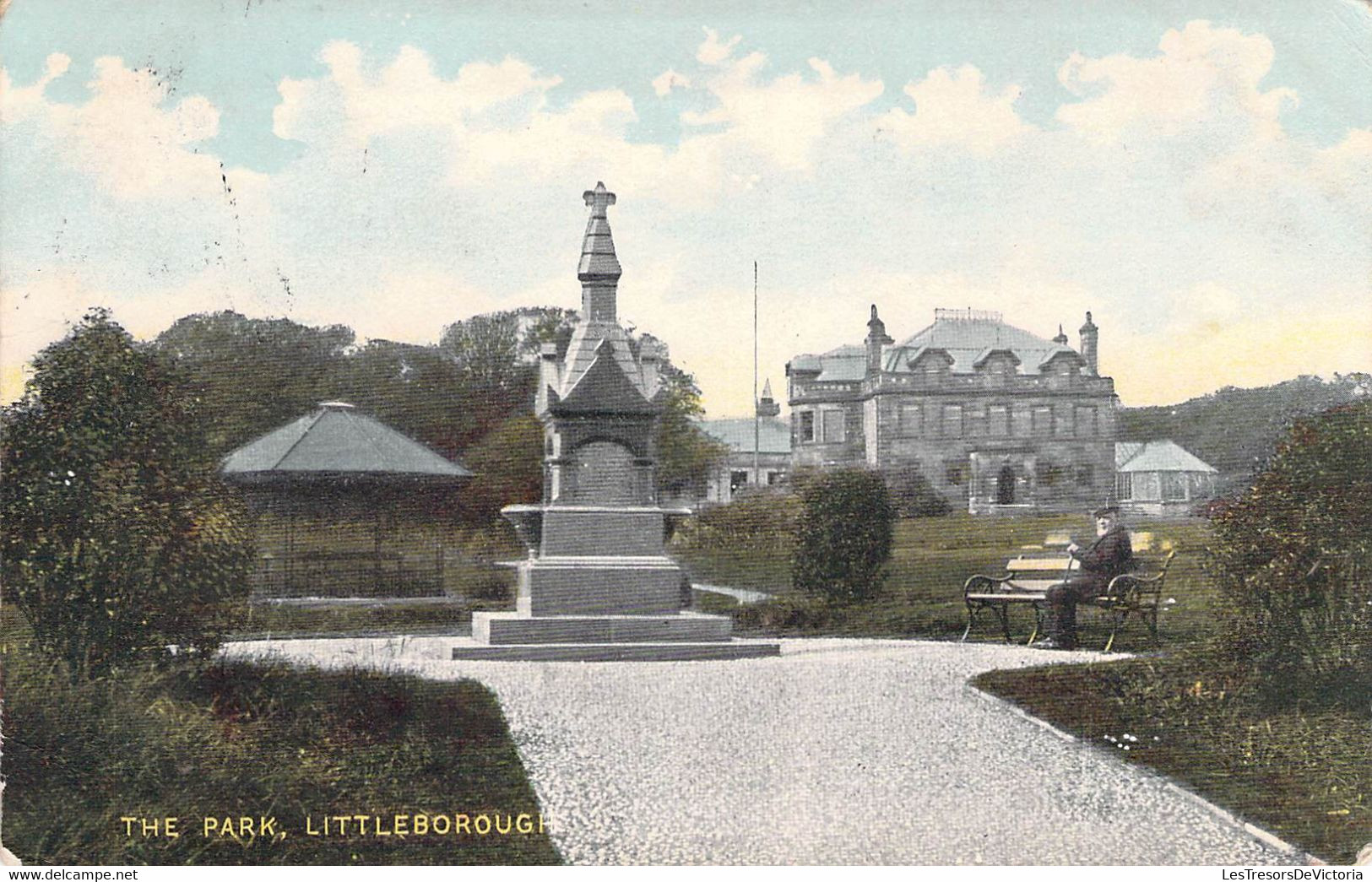 CPA Royaume Uni - Angleterre - Lancashire - Manchester - Littleborough - The Park - The Castle Series - Oblitérée 1906 - Manchester