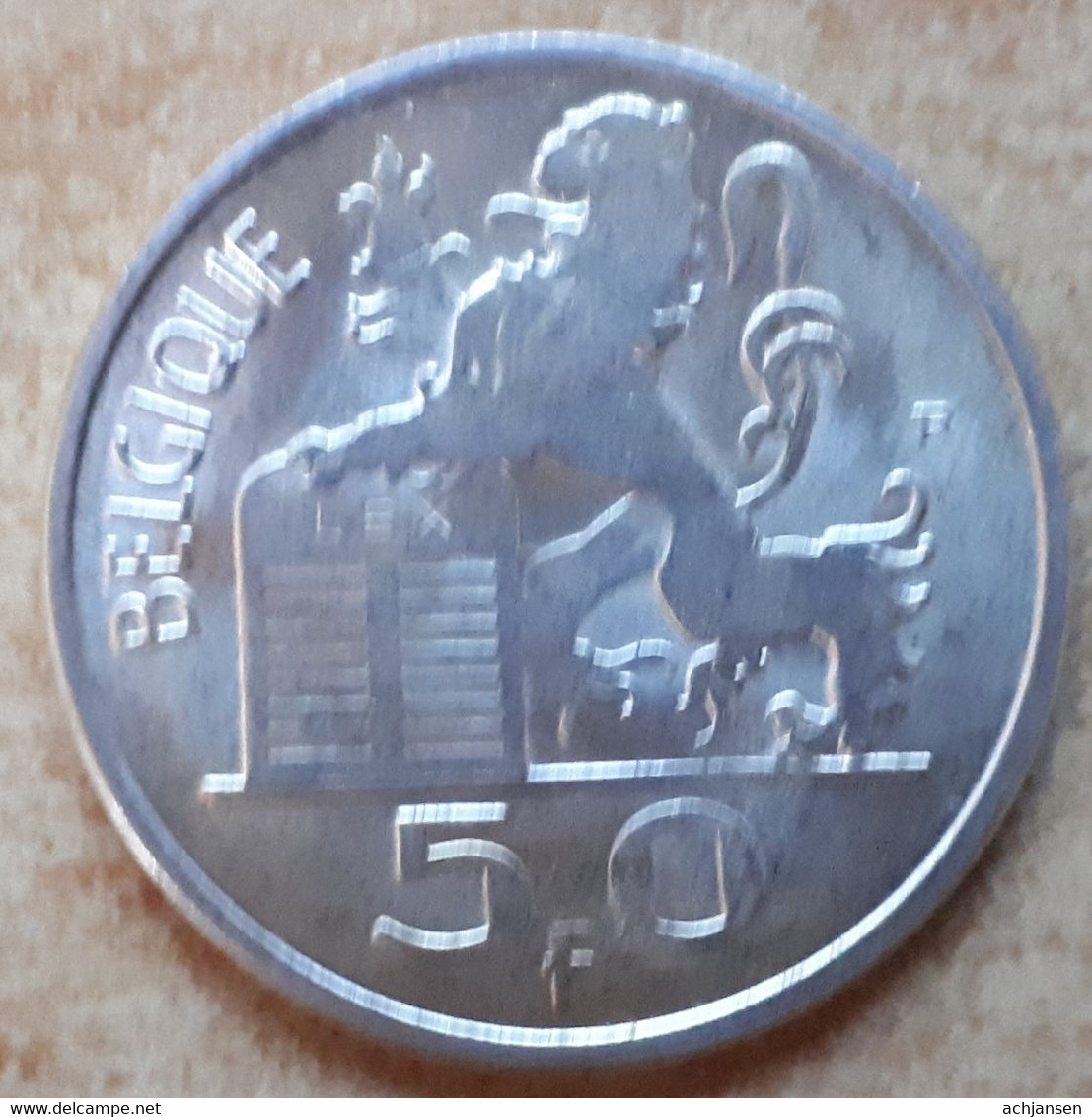 Belgium, 50 Frank 1951 - Silver - 50 Franc