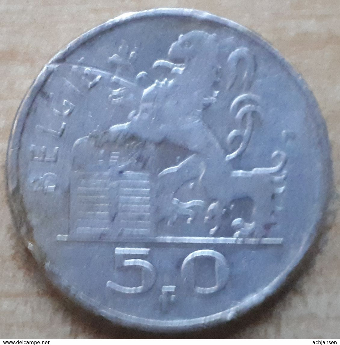 Belgium, 50 Frank 1951 - Silver - 50 Franc