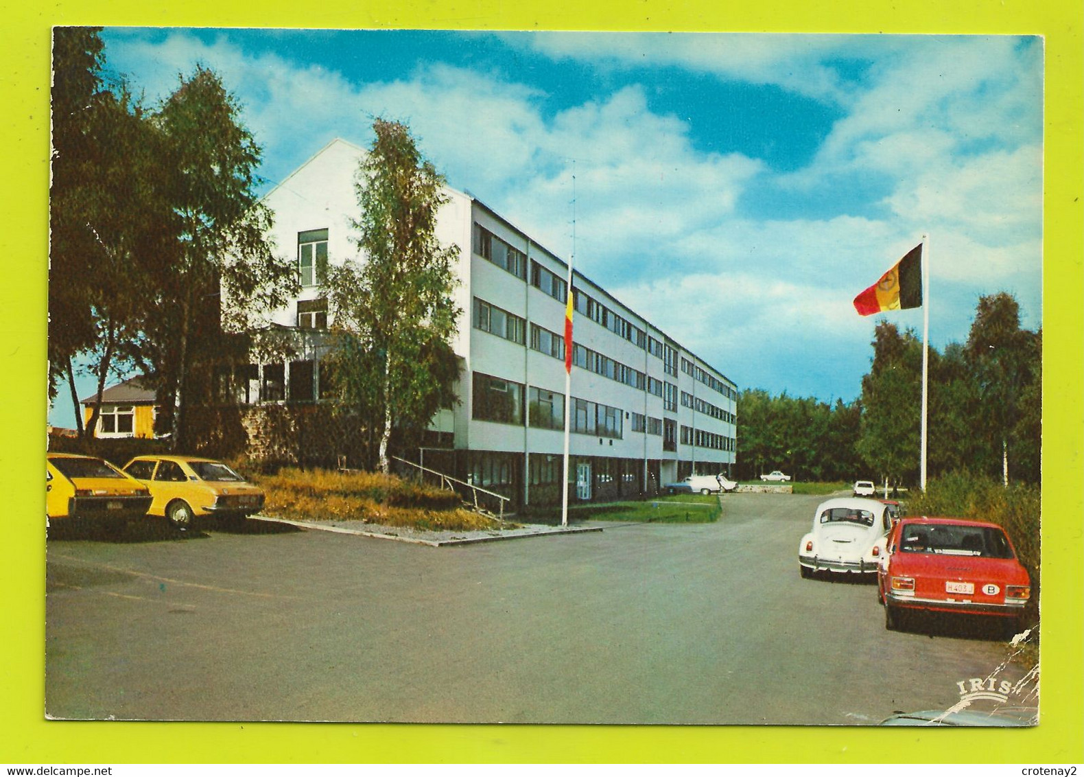 Belgique Luxembourg TENNEVILLE Baconfoy Centre Hospitalier De Ste Ode En 1977 VOIR ZOOMS Renault R15 VW Käfer VOIR DOS - Tenneville