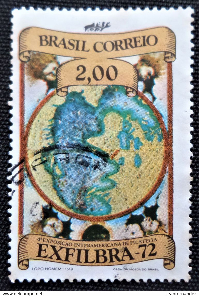 Timbre Du Brésil 1972 Inter-American Stamp Exhibition "EXFILBRA 72" Stampworld N° 1352 - Oblitérés