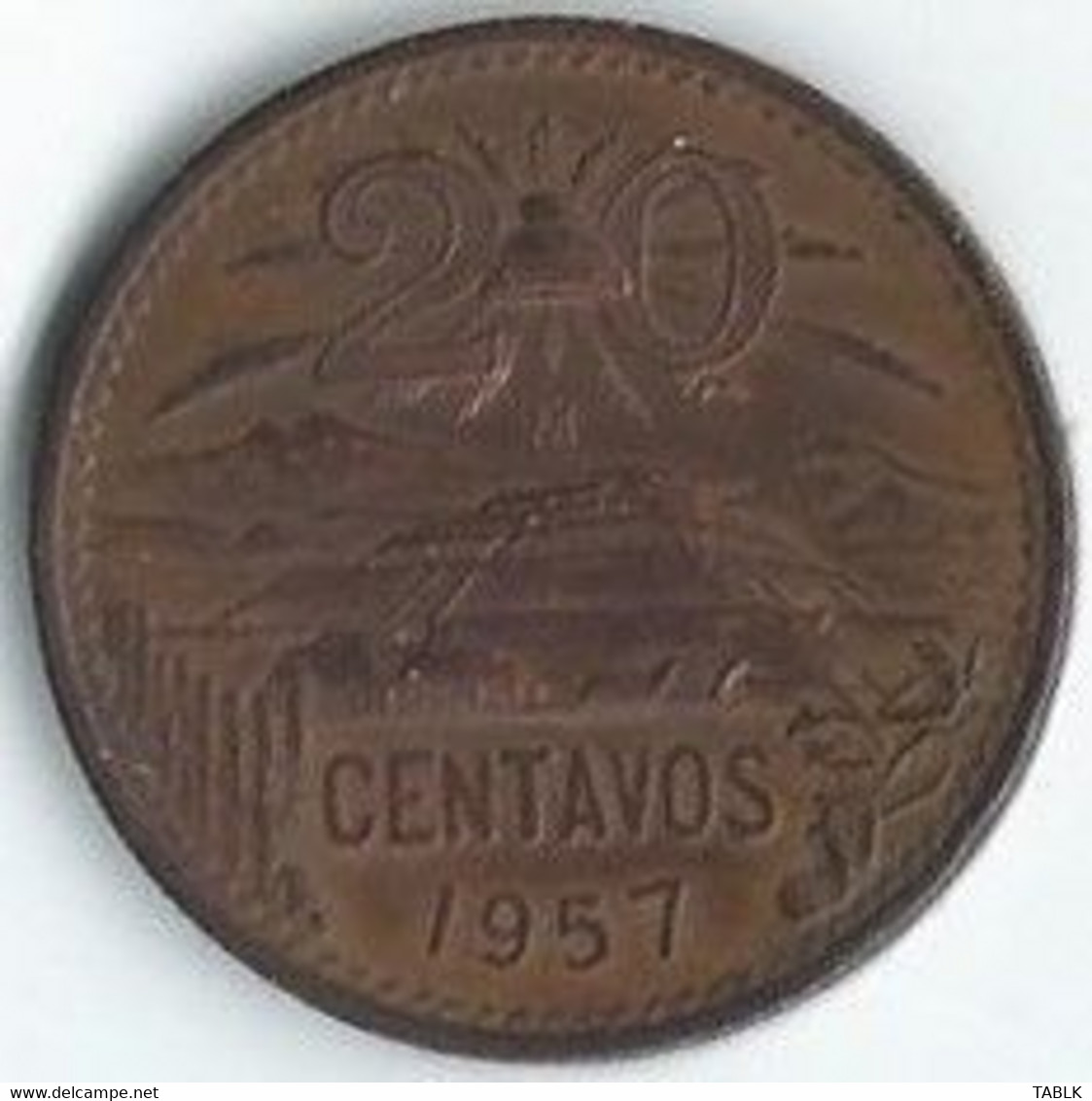 MM501 - MEXICO - 20 CENTAVOS 1957 - Mexique