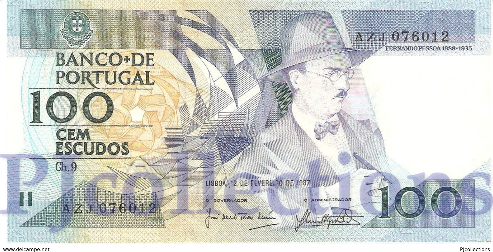 PORTUGAL 100 ESCUDOS 1987 PICK 179b AU - Portugal