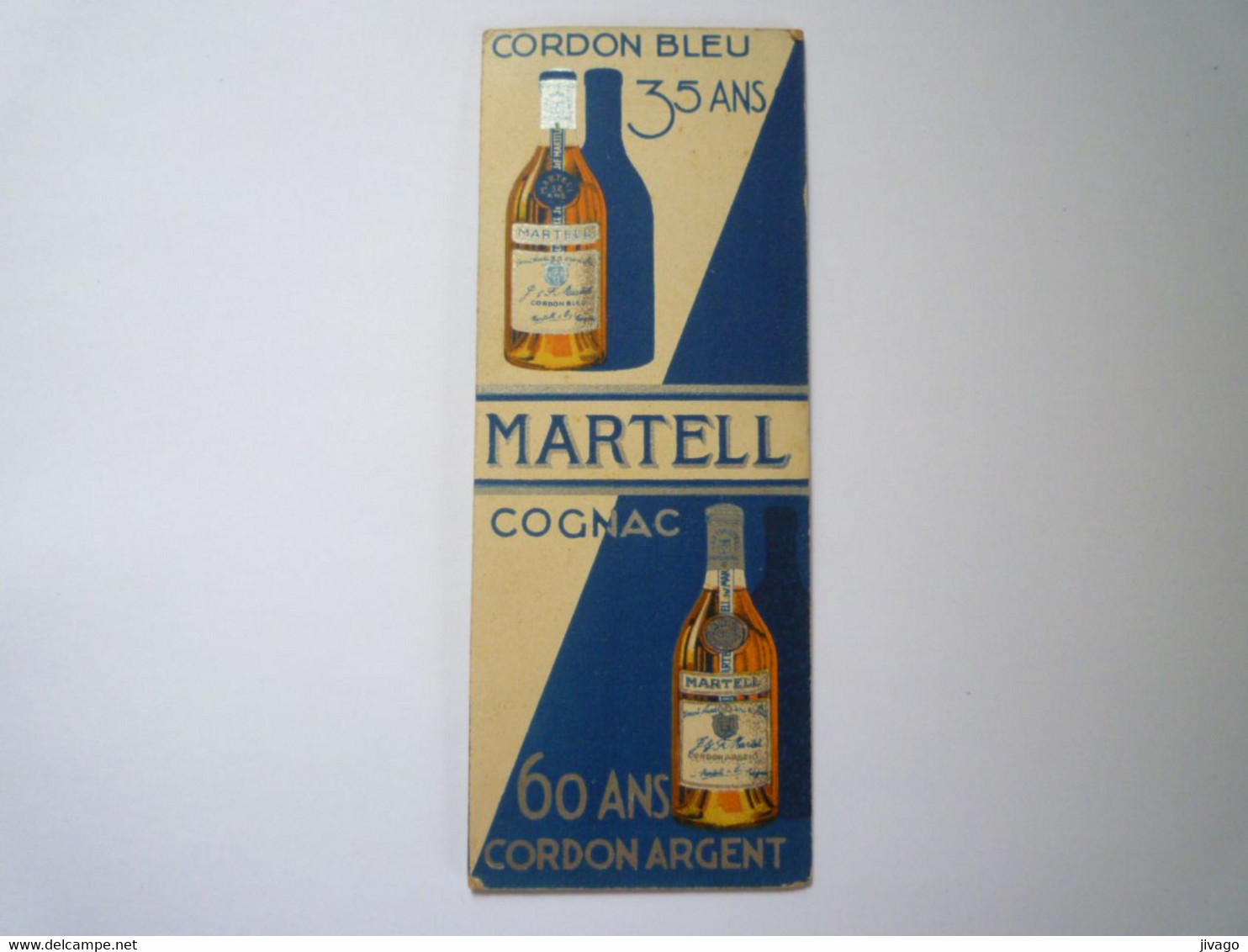 2022 - 4577  Très Joli MARQUE-PAGE  PUB  " COGNAC MARTELL "   XXX - Marque-Pages