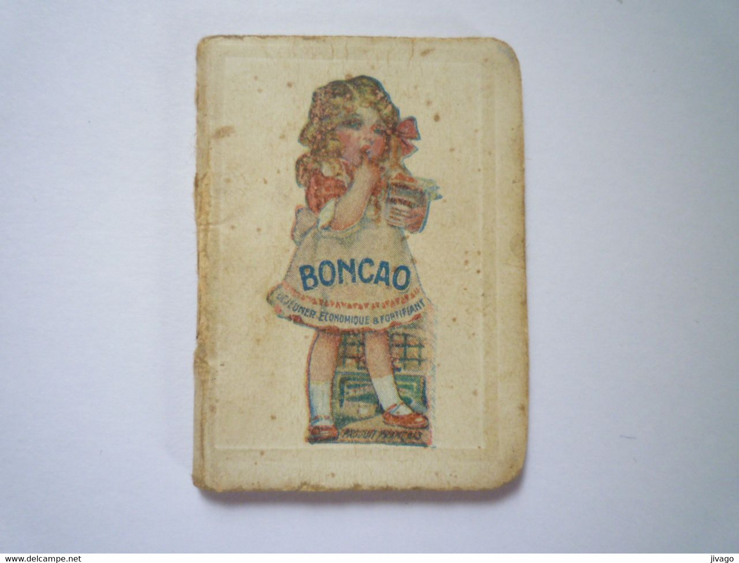 2022 - 4583  PETIT ALMANACH  PUB  " BONCAO "  1918  (format 3,5 X 5cm)   XXX - Klein Formaat: 1901-20