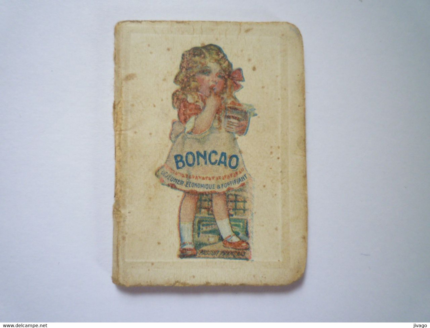 2022 - 4583  PETIT ALMANACH  PUB  " BONCAO "  1918  (format 3,5 X 5cm)   XXX - Tamaño Pequeño : 1901-20