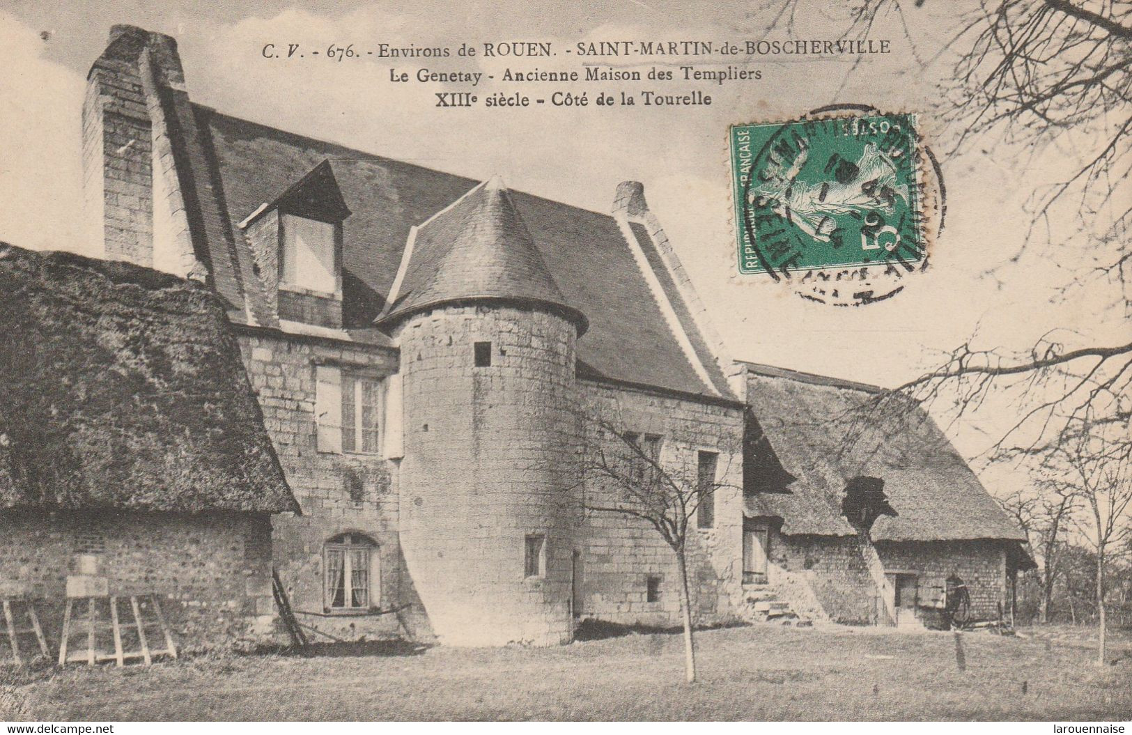 76 - SAINT MARTIN DE BOSCHERVILLE - Le Gentay - Ancienne Maison Des Templiers XIIIe Siècle - Saint-Martin-de-Boscherville