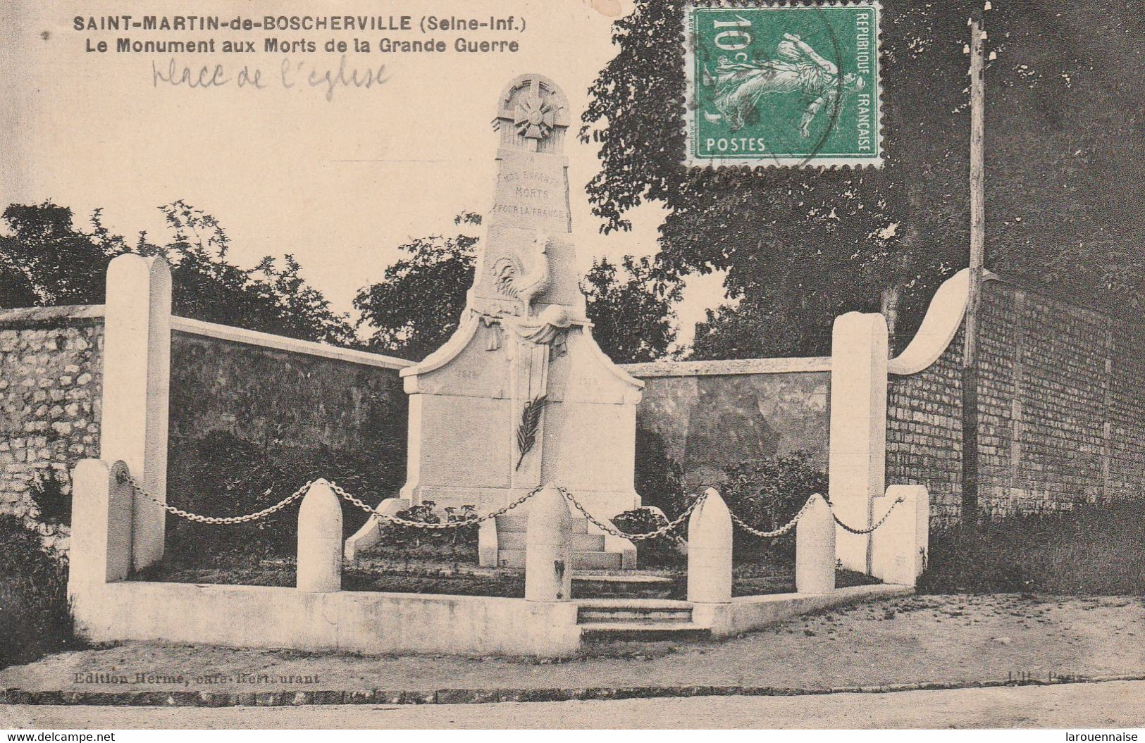 76 - SAINT MARTIN DE BOSCHERVILLE - Le Monument Aux Morts De La Grande Guerre - Saint-Martin-de-Boscherville