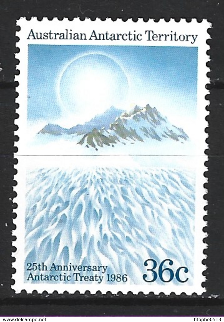 ANTARCTIQUE AUSTRALIEN. N°73 De 1986. Traité Antarctique. - Traité Sur L'Antarctique