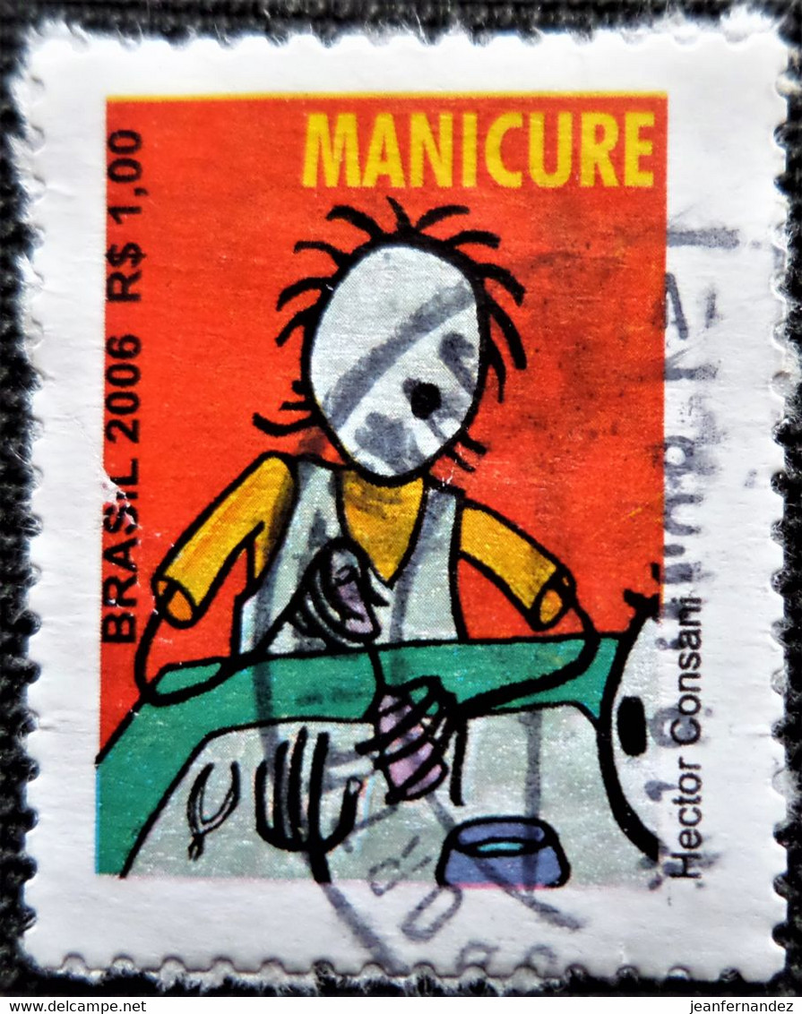 Timbre Du Brésil 2006 Profession  Stampworld N° 3486 - Oblitérés