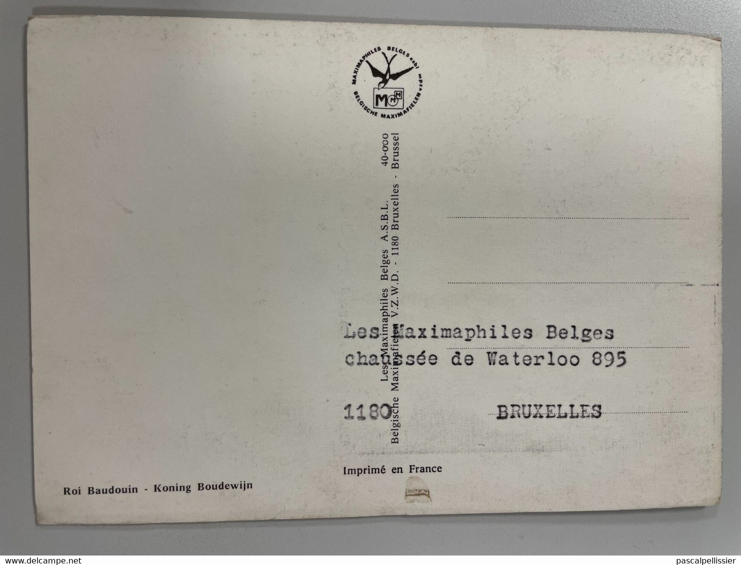 CPM - Phaléristique - Maximaphilie : Monarchie Belge - Médaille Du Roi Baudouin, 1965 - Sammlungen & Sammellose