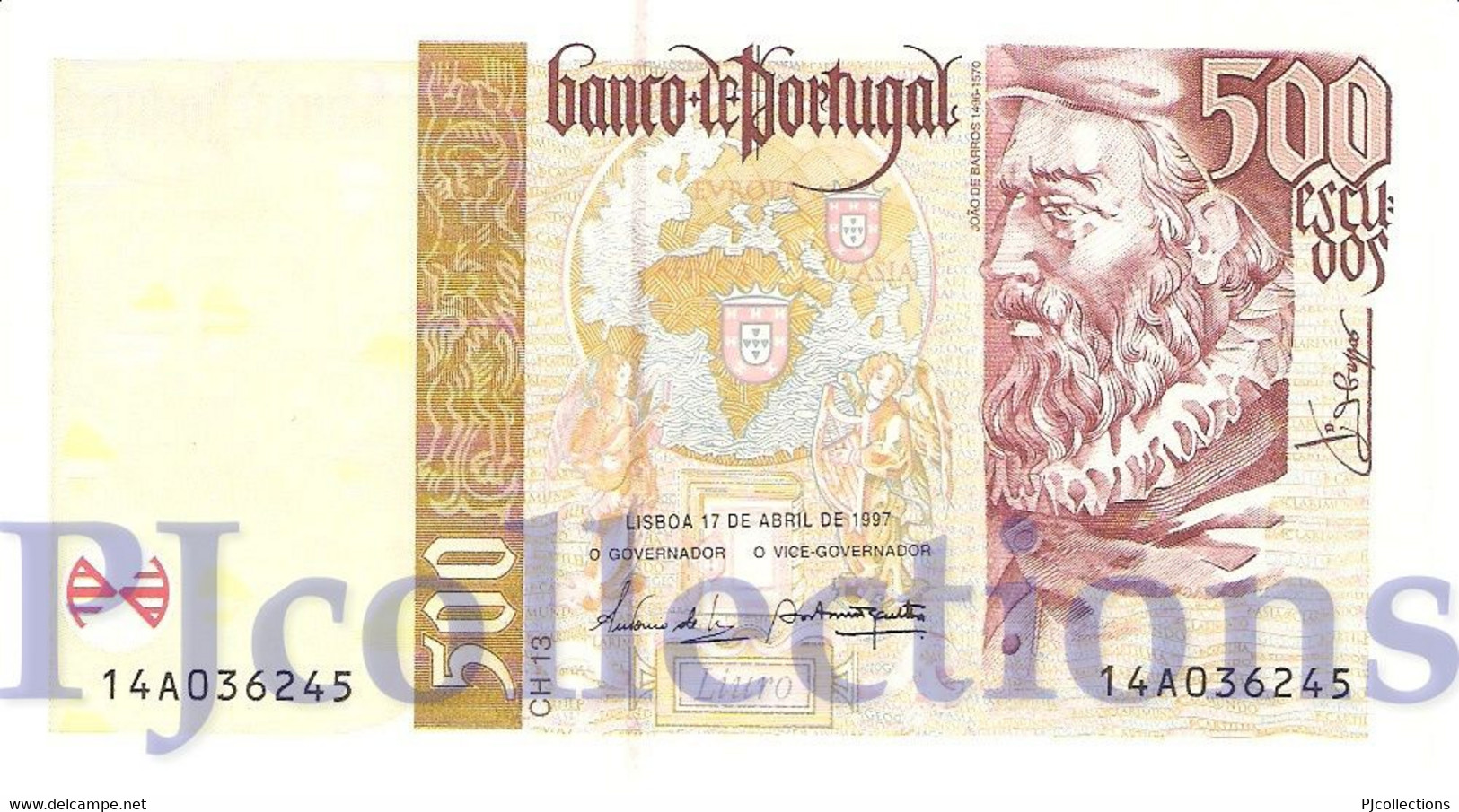 PORTUGAL 500 ESCUDOS 1997 PICK 187a UNC - Portugal