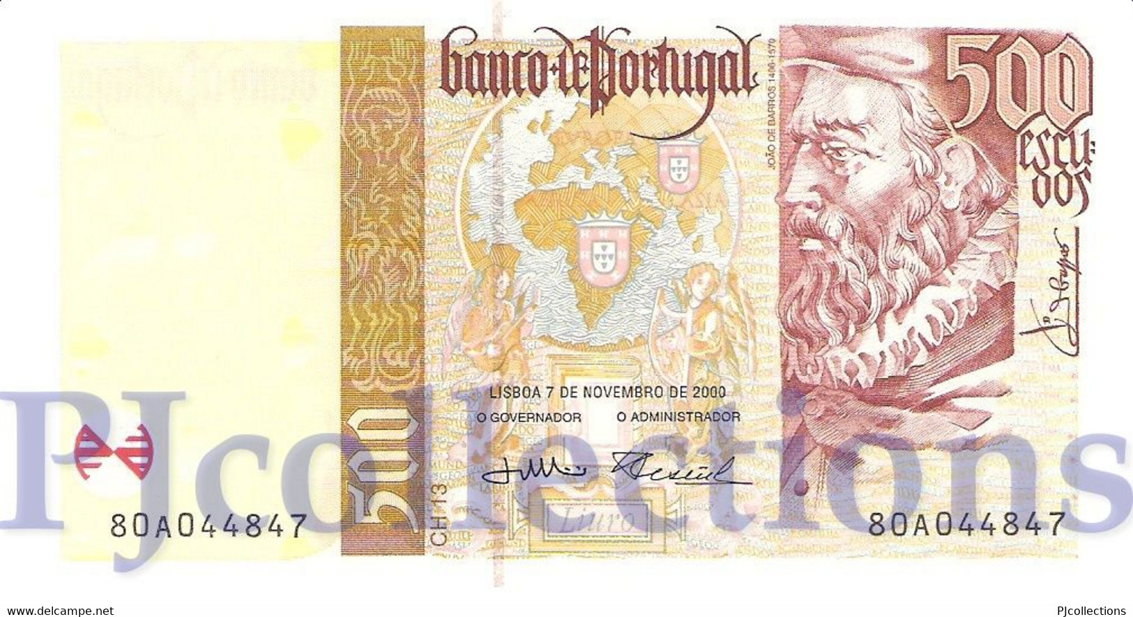 PORTUGAL 500 ESCUDOS 2000 PICK 187c UNC - Portugal