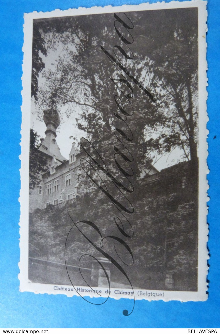 Chimay Chateau Historique Belgique La Rampe D'accèes L'Escalier En Pas De Souris... (1947) - Chimay