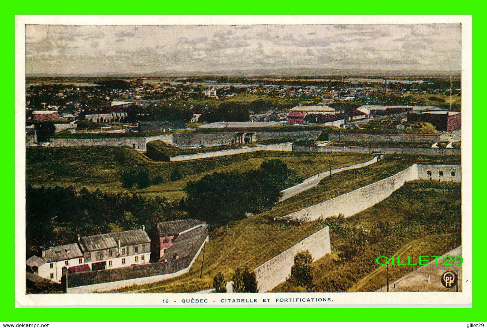 QUÉBEC - CITADELLE ET FORTIFICATIONS - QPE  - QUEBEC PHOTO ENGRAVERS REG'D No 16 - - Québec - La Citadelle