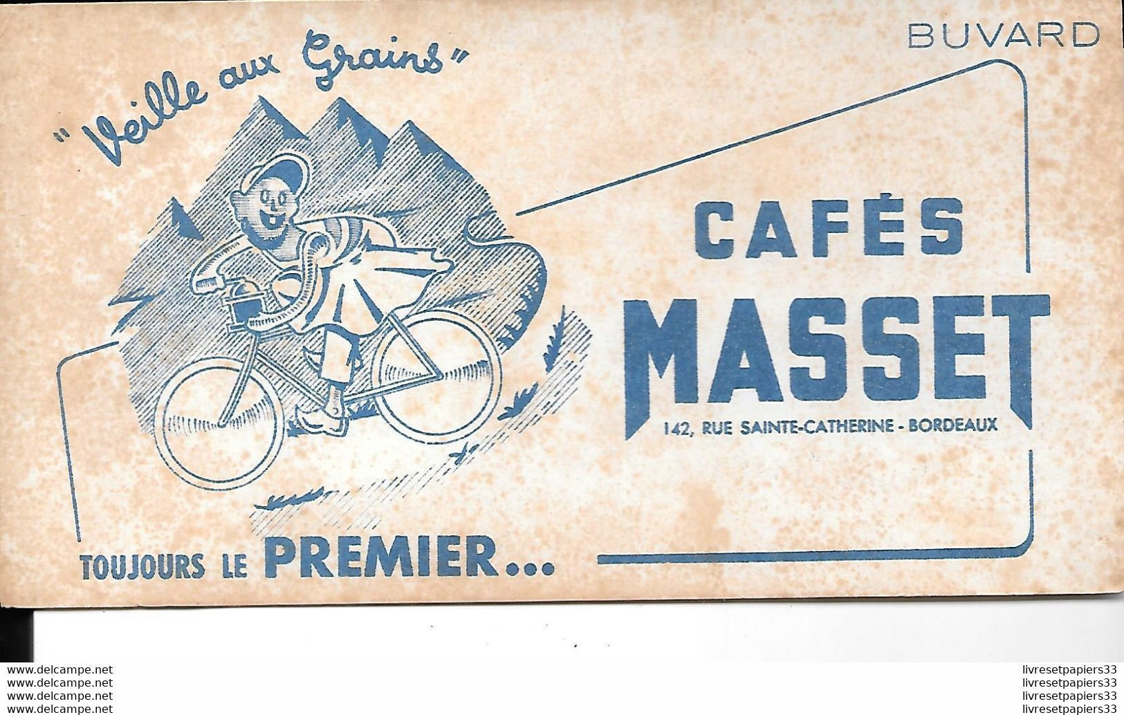 Buvard CAFES MASSET Bodeaux - Caffè & Tè