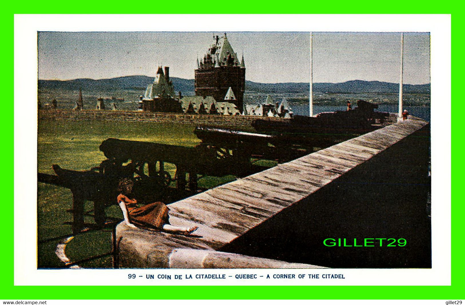 QUÉBEC - UN COIN DE LA CITADELLE - A CORNER OF THE CITADEL - LORENZO AUDET ENR. ÉDITEUR No 99 - - Québec - La Citadelle
