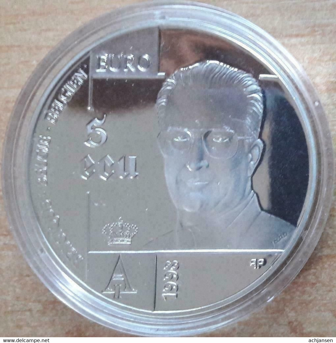 Belgium, 5 Ecu 1998 - Silver Proof - Ecus (gold)