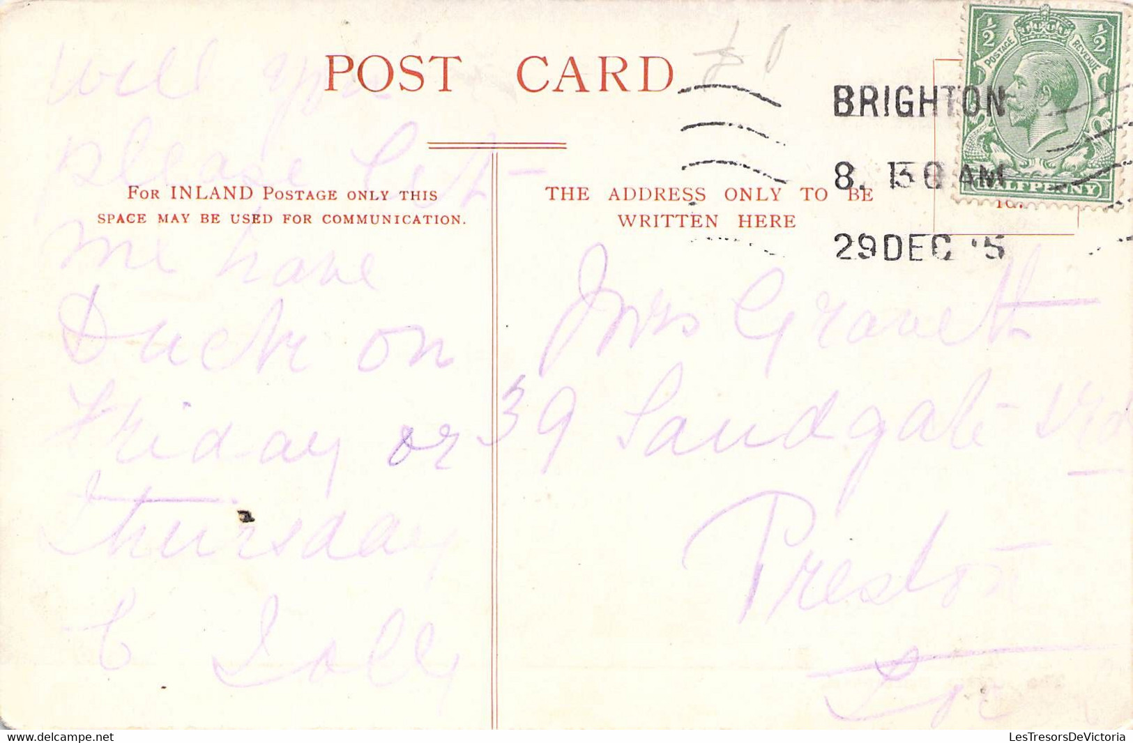 CPA Royaume Uni - Angleterre - Lincolnshire - Boston - Butterwick - The Stream - Oblitérée Brighton 1915 - Sonstige & Ohne Zuordnung