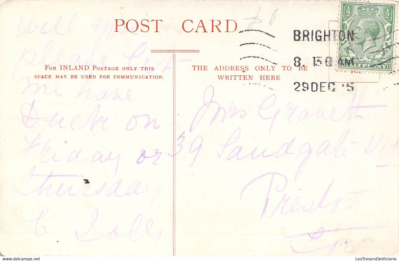 CPA Royaume Uni - Angleterre - Lincolnshire - Boston - Butterwick - The Stream - Oblitérée Brighton 1915 - Autres & Non Classés