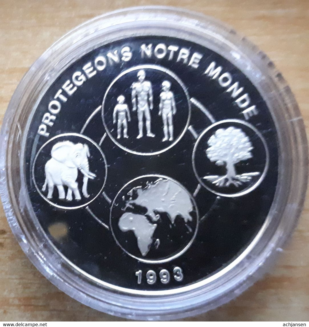 Benin, 1000 Francs 1993 - Silver Proof - Benin