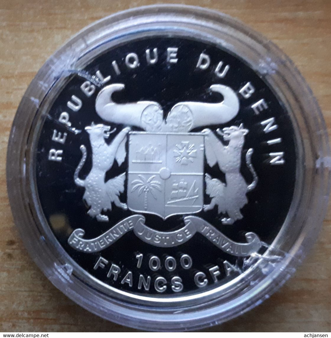 Benin, 1000 Francs 1993 - Silver Proof - Benin