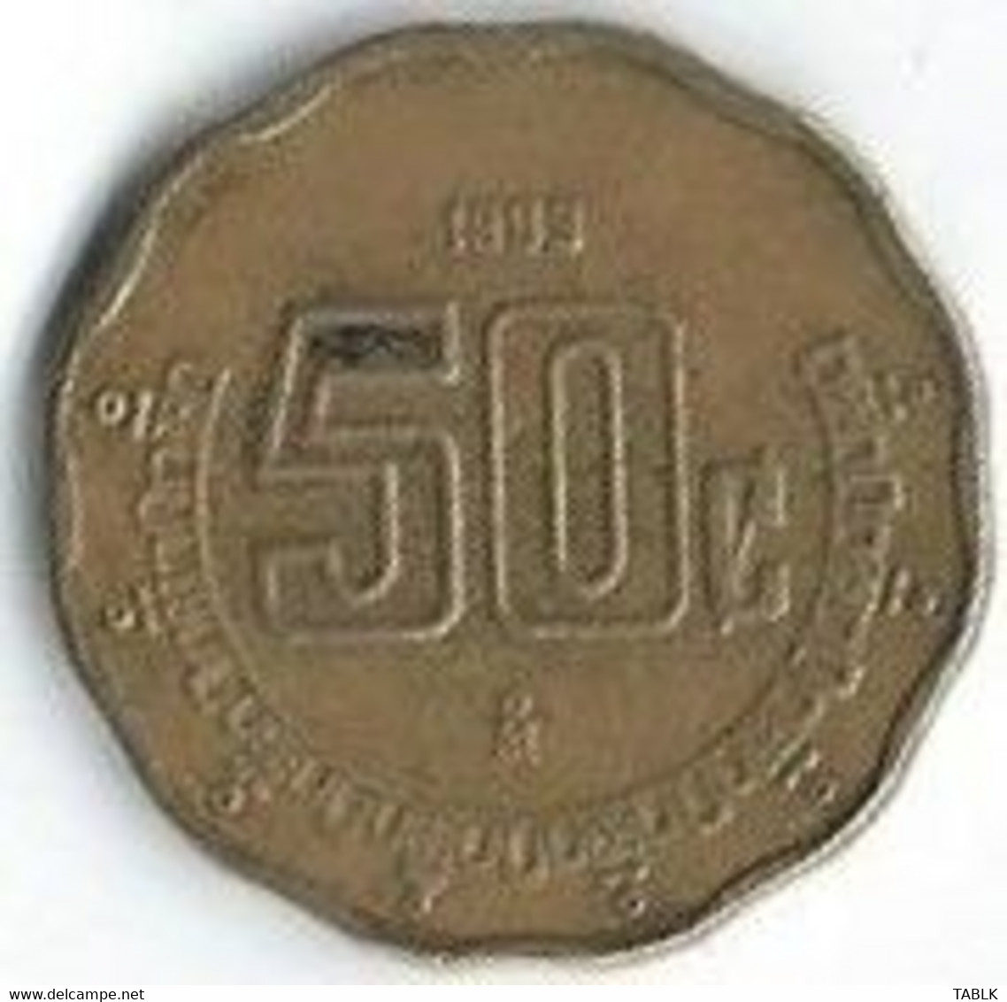 MM507 - MEXICO - 50 CENTAVOS 1993 - Mexique