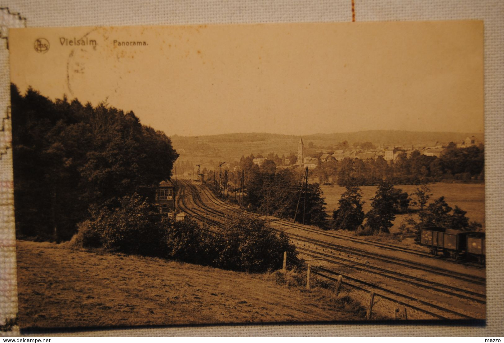 626/VIELSALM-Lignes Ferroviaires-cabine-wagon Sncb - Matériel