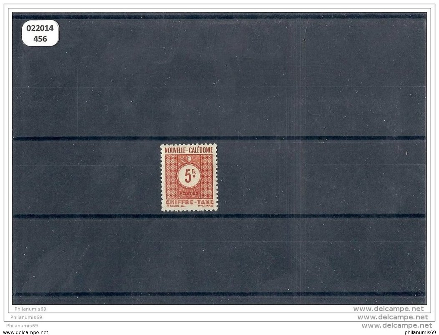 NVLLE CALEDONIE 1948 - YT TT N° 46 NEUF AVEC CHARNIERE * (MLH)  GOMME D'ORIGINE TTB - Timbres-taxe