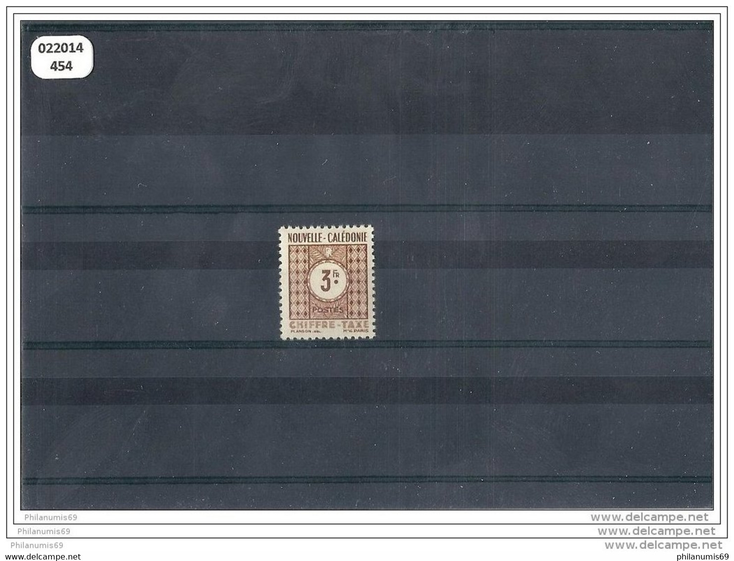 NVLLE CALEDONIE 1948 - YT TT N° 44 NEUF AVEC CHARNIERE * (MLH)  GOMME D'ORIGINE TTB - Timbres-taxe