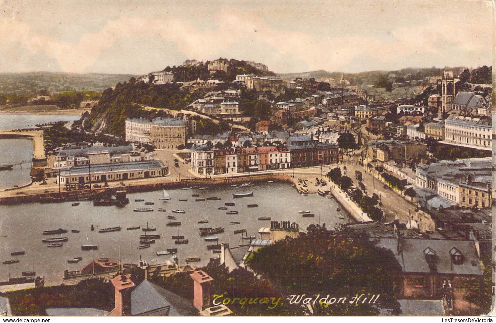 CPA Royaume Uni - Angleterre - Devon - Torquay - Waldon Hill - F. Frith & Co. Ltd. - Colorisée - Paysage - Panoramique - Torquay